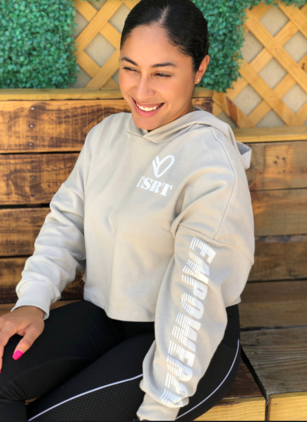 LIMITED EDITION- Life's Better With TSRT Crop Hoodie